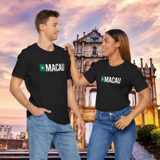 Macau Country Flag Tee Shirt