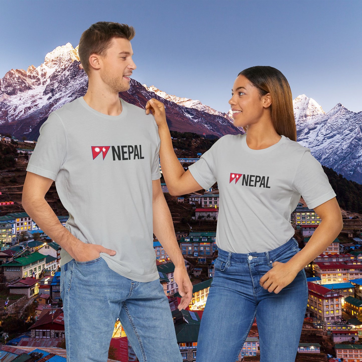 Nepal Country Flag Tee