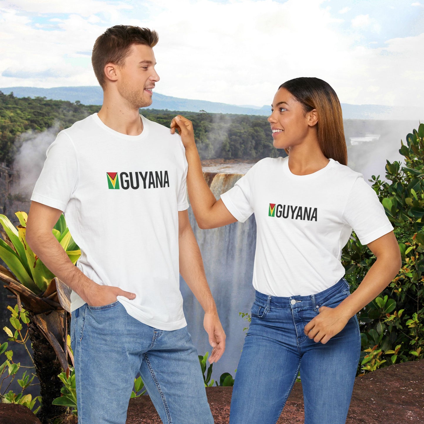 Guyana Unisex Jersey Short Sleeve Tee