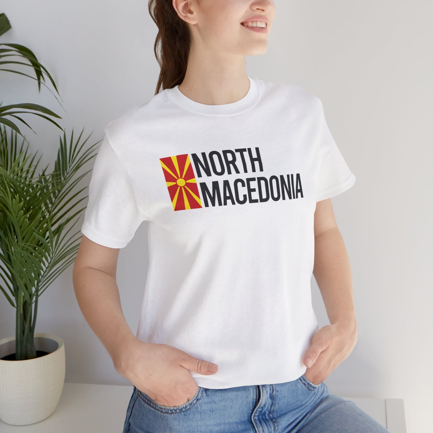 North Macedonia Country Flag Tee