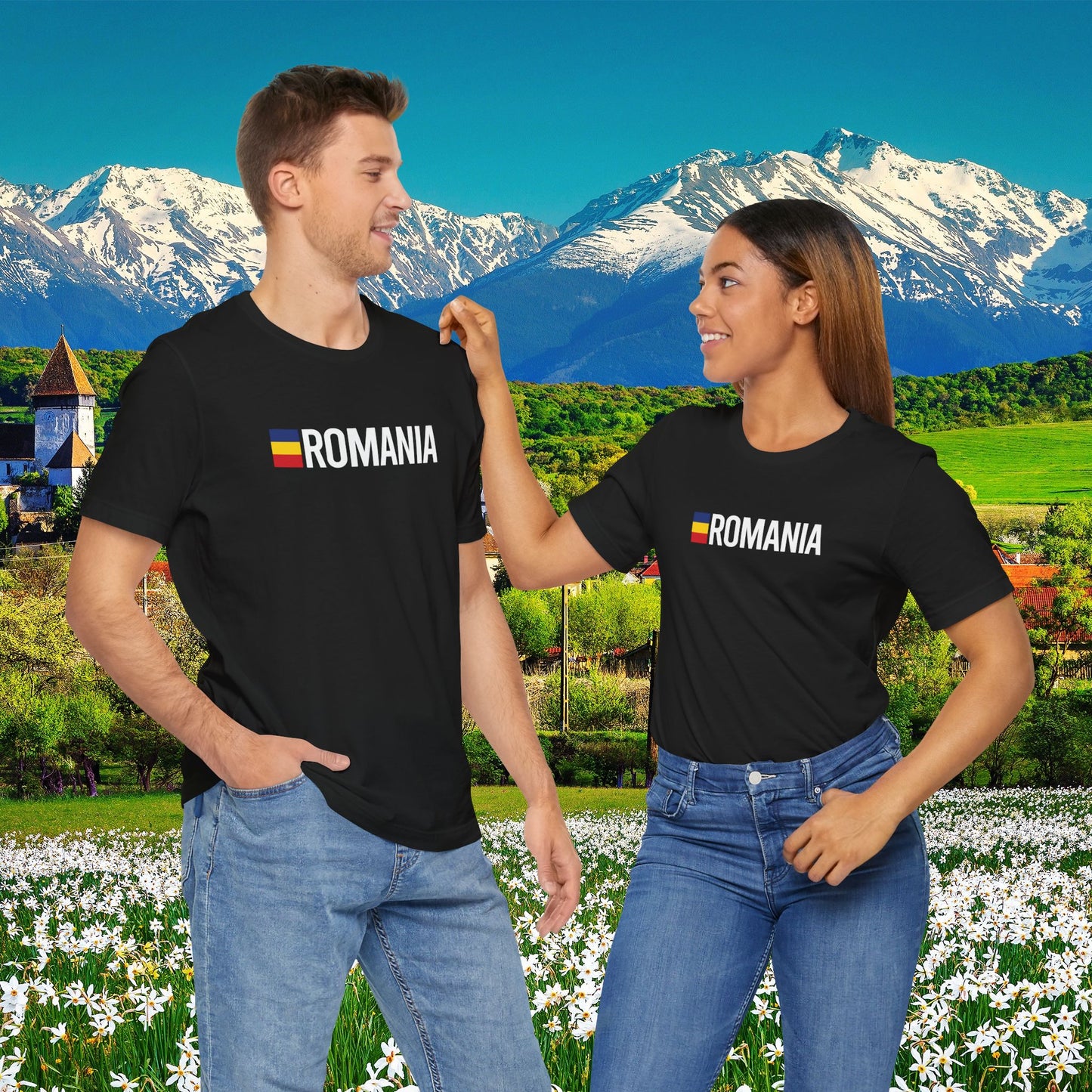 Romania Country Flag Tee