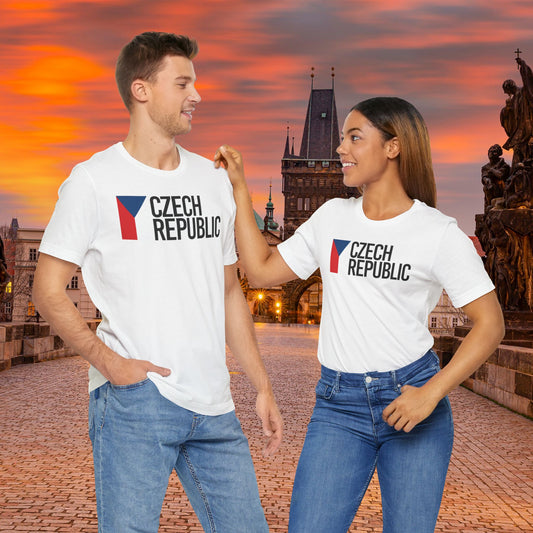 Czech Republic Unisex Jersey Short Sleeve Tee