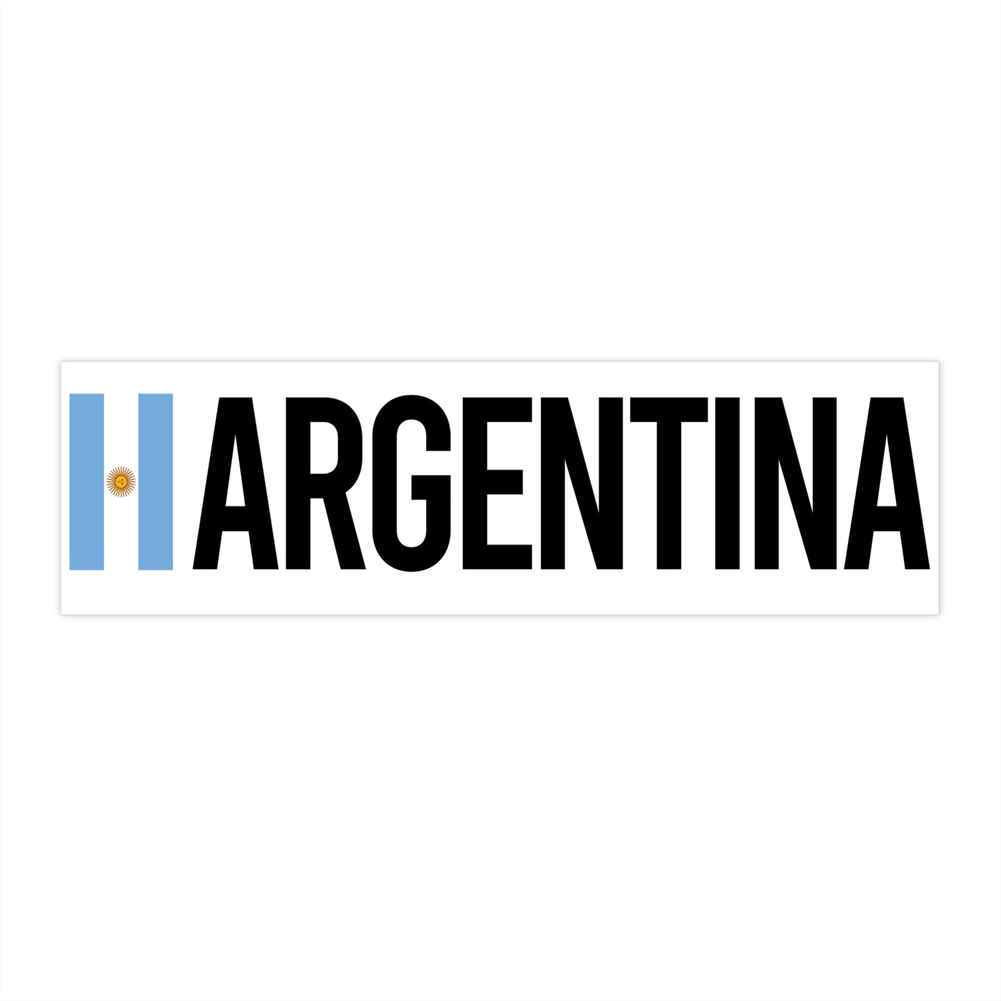 Argentina Bumper Sticker - Travel Enthusiast Gift