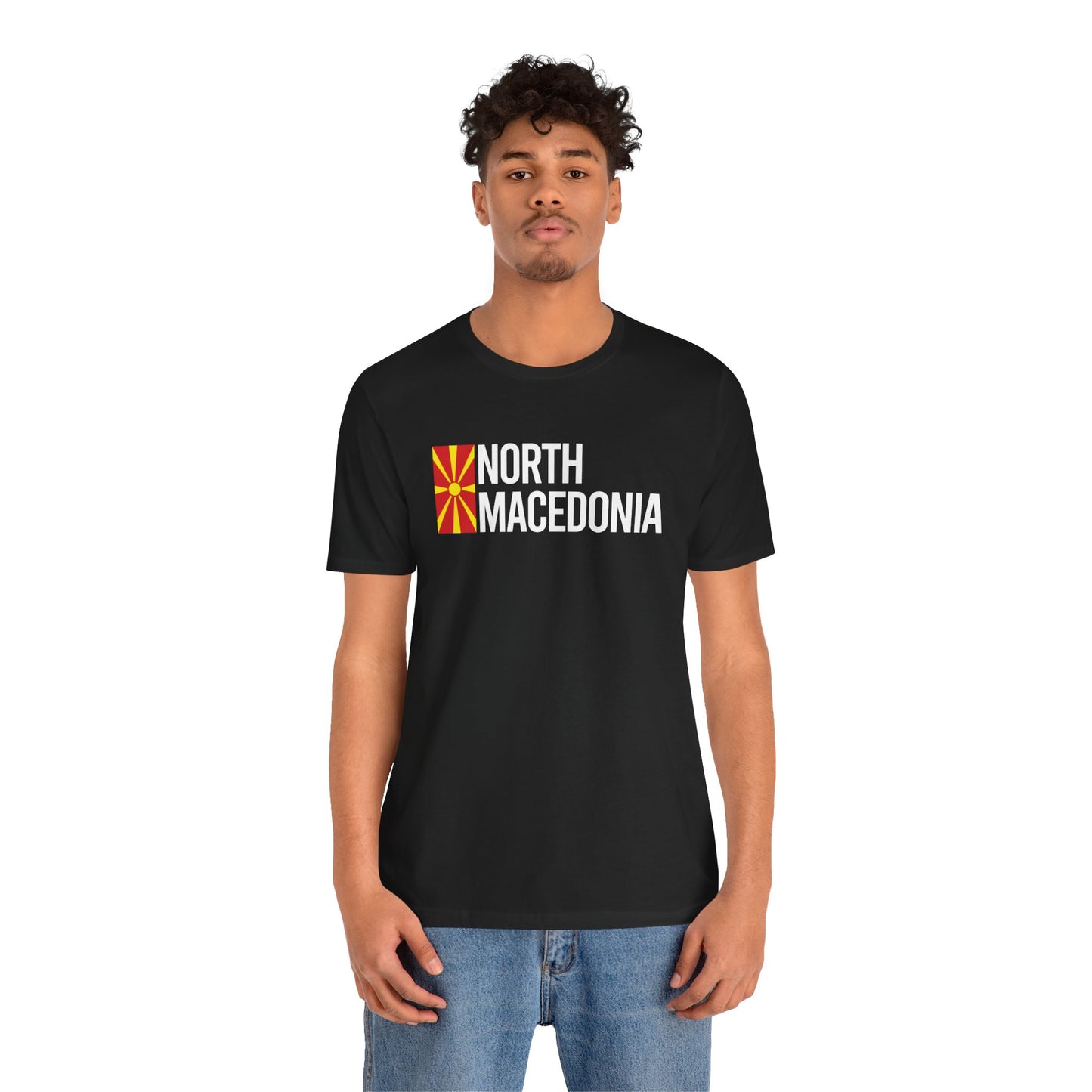 North Macedonia Country Flag Tee