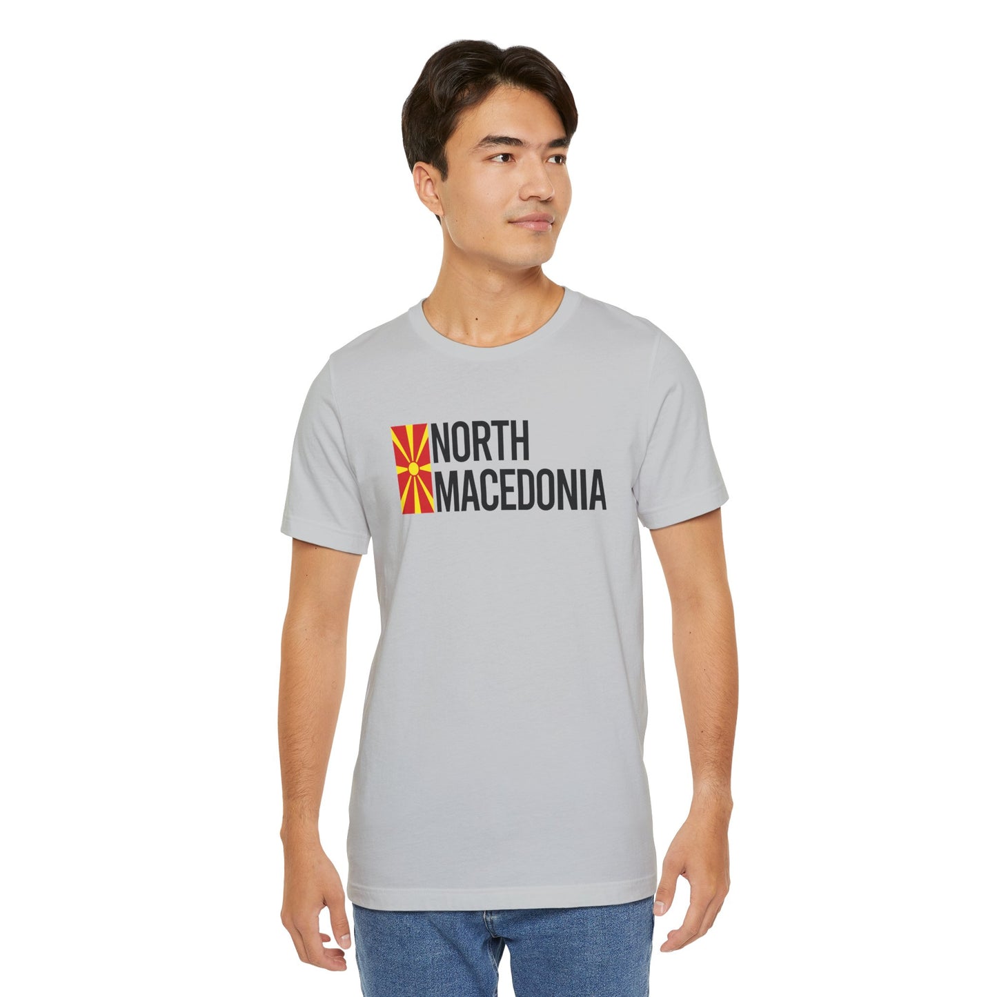 North Macedonia Country Flag Tee