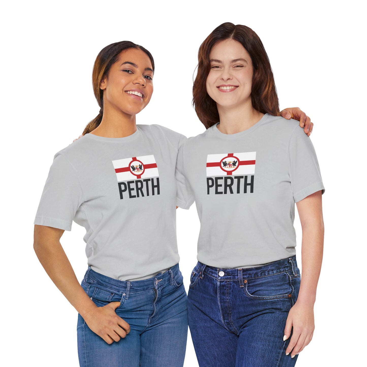 Perth City Flag T-Shirt - Unisex Jersey Short Sleeve Tee