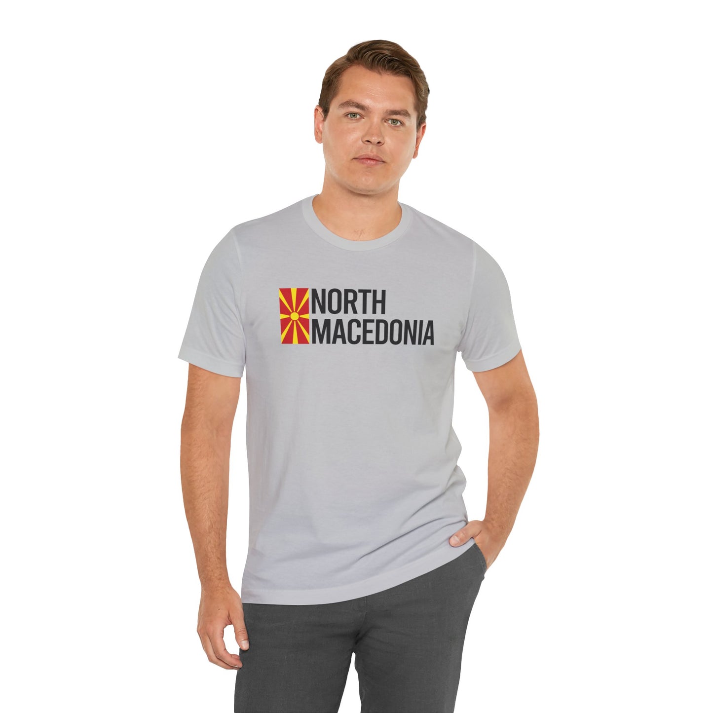 North Macedonia Country Flag Tee