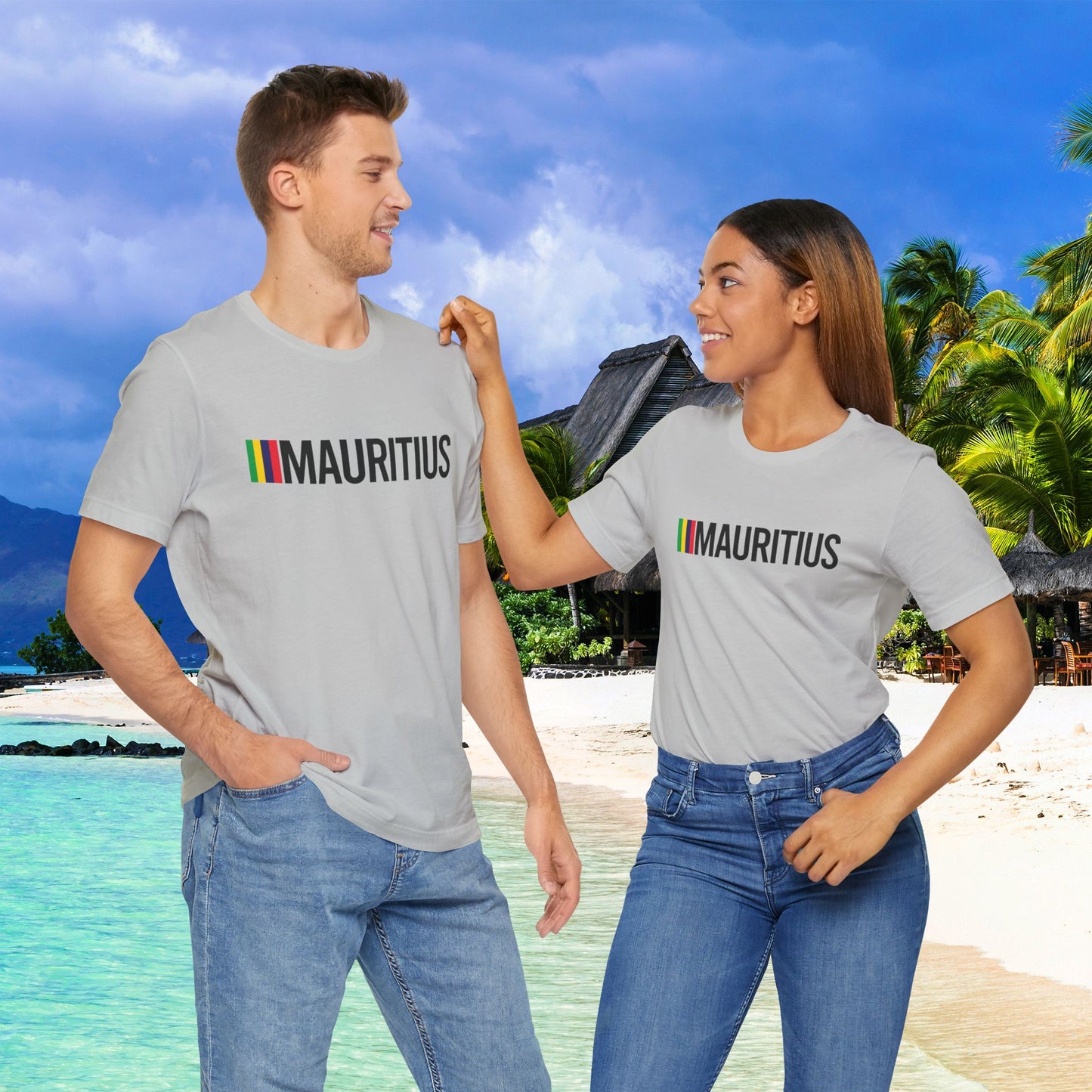 Mauritius Country Flag Tee