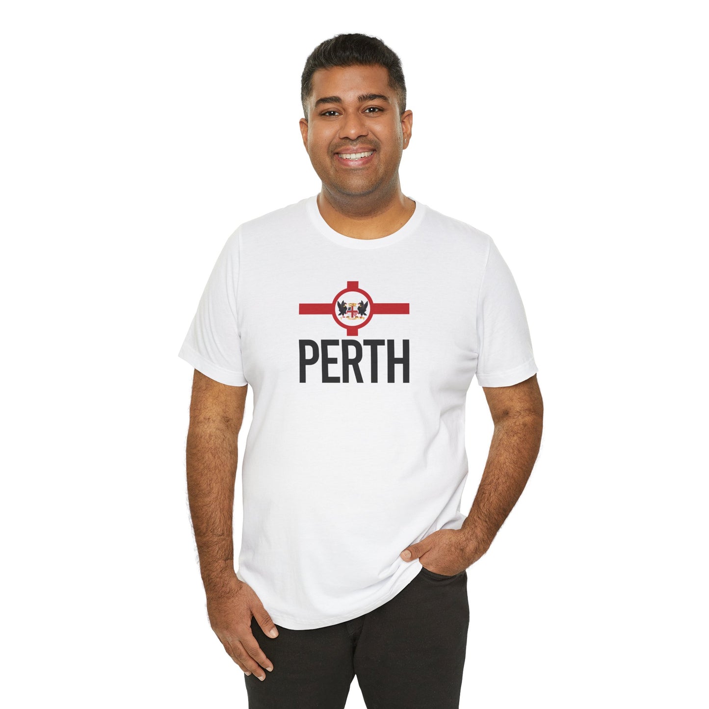 Perth City Flag T-Shirt - Unisex Jersey Short Sleeve Tee