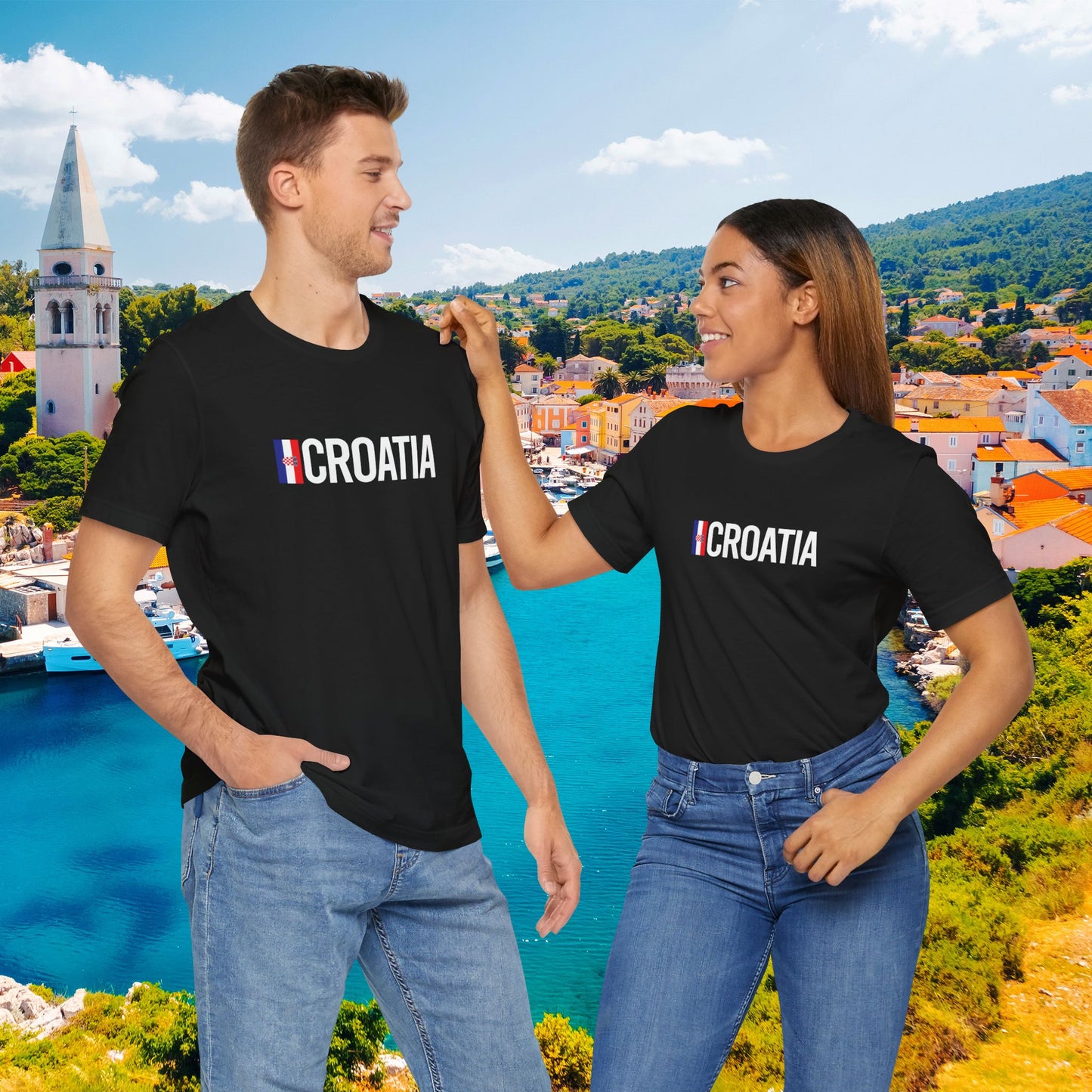 Croatia Unisex Jersey Short Sleeve Tee