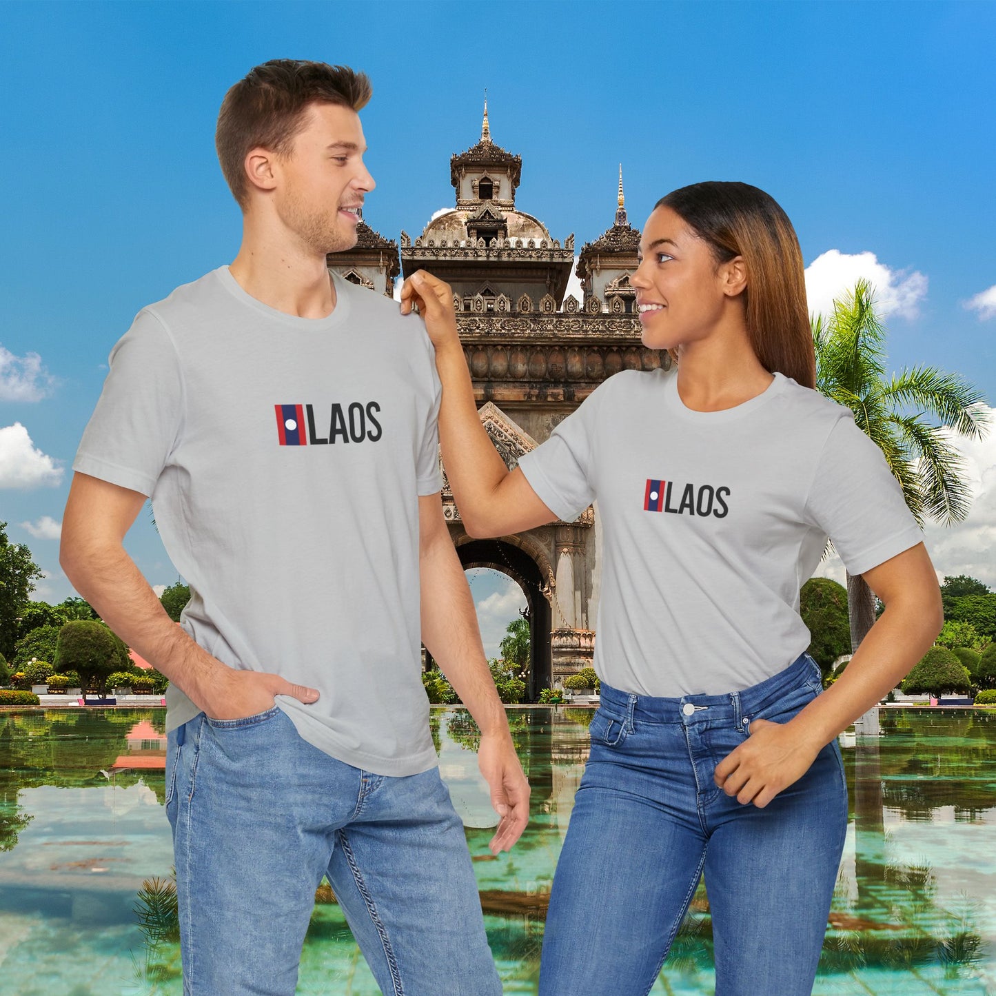 Laos Unisex Jersey Short Sleeve Tee