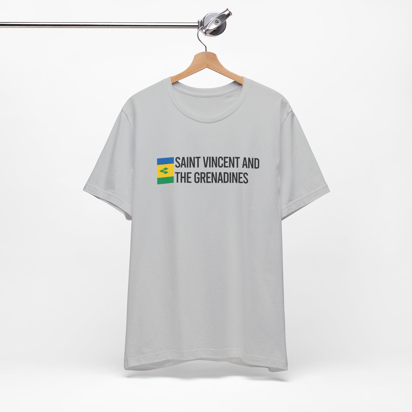 Saint Vincent and the Grenadines Minimalist Country Flag Tee