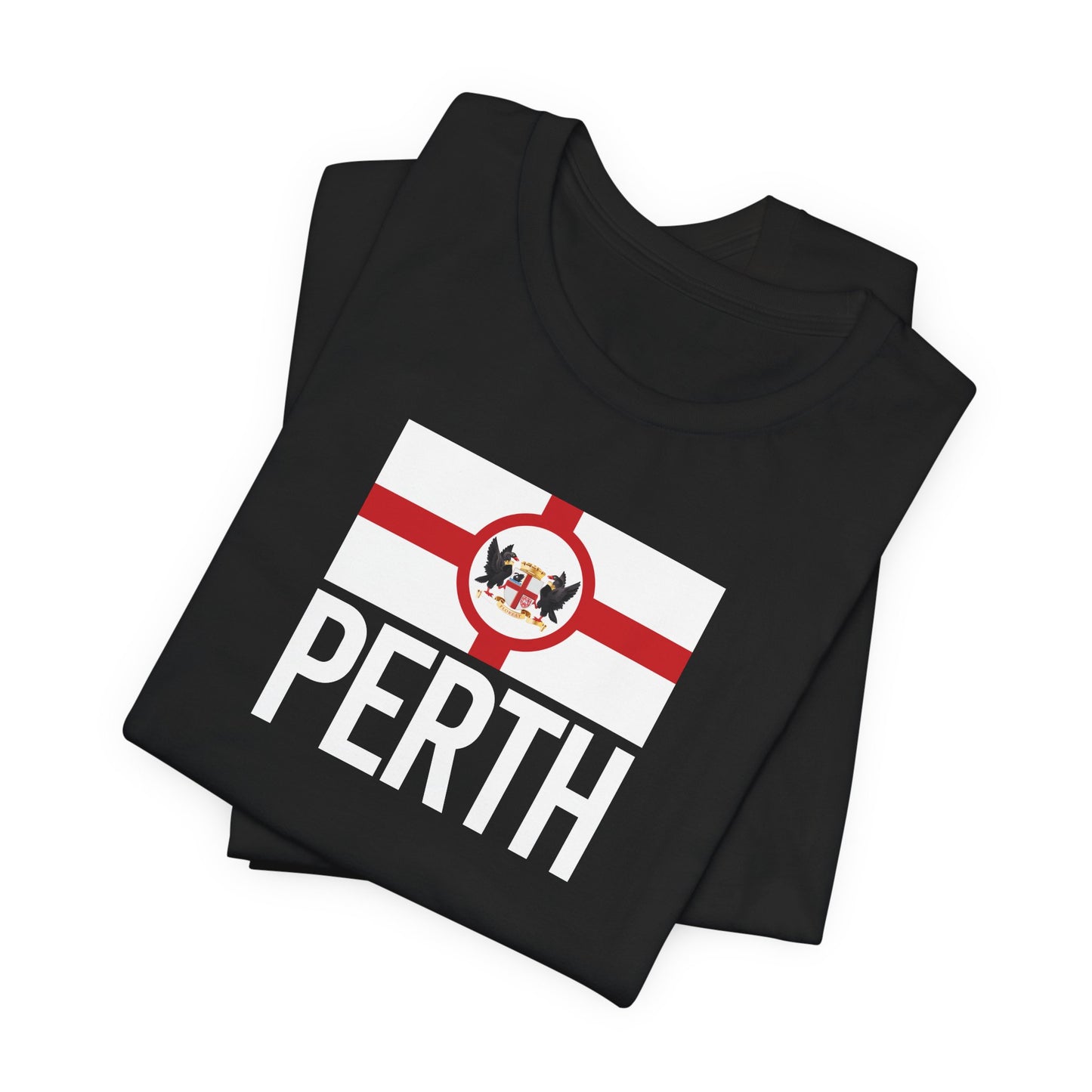 Perth City Flag T-Shirt - Unisex Jersey Short Sleeve Tee