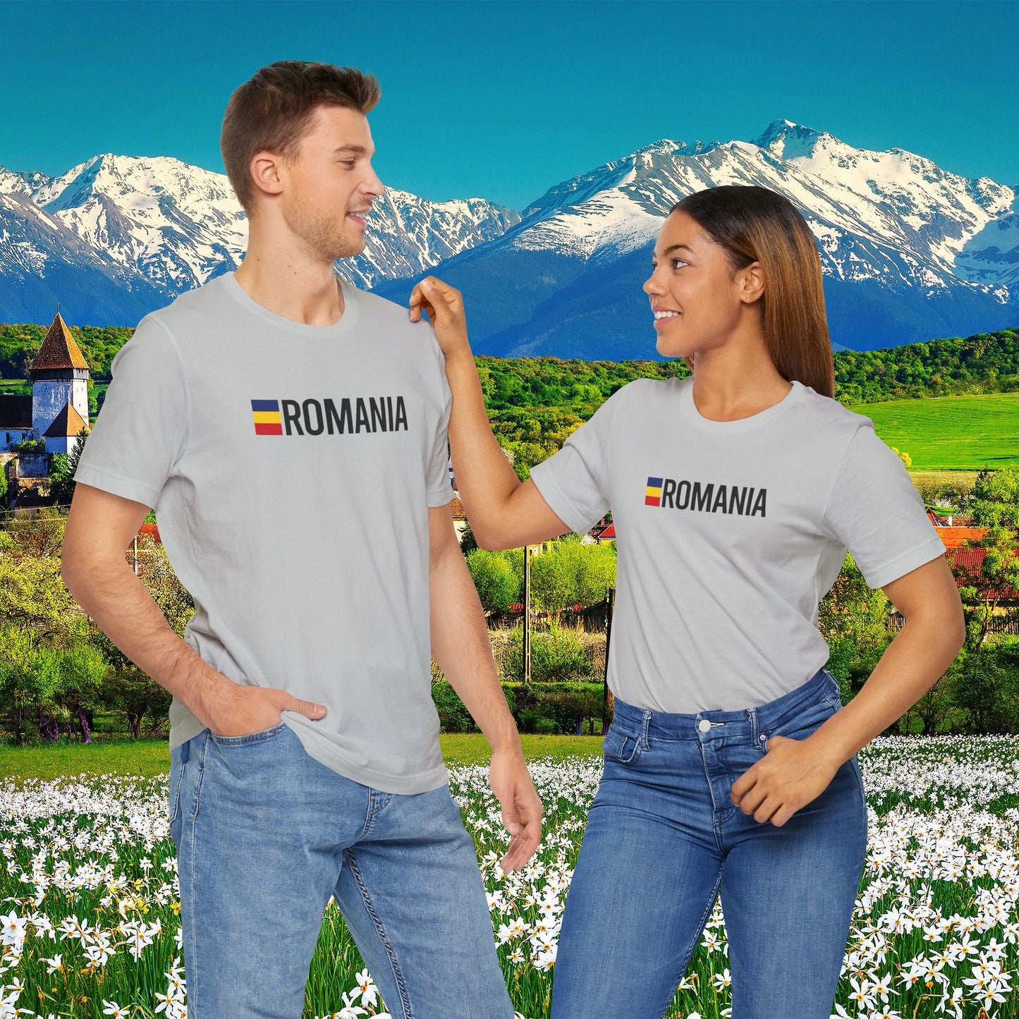 Romania Country Flag Tee