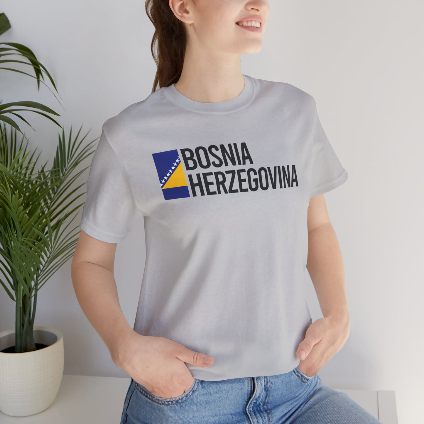 Bosnia Herzegovina Unisex Jersey Short Sleeve Tee