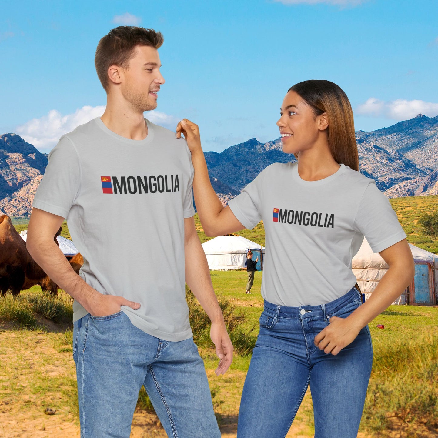 Mongolia Country Flag Tee