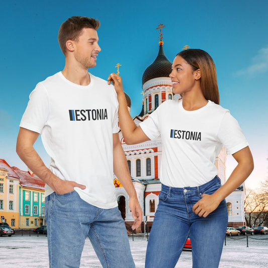 Estonia Unisex Jersey Short Sleeve Tee