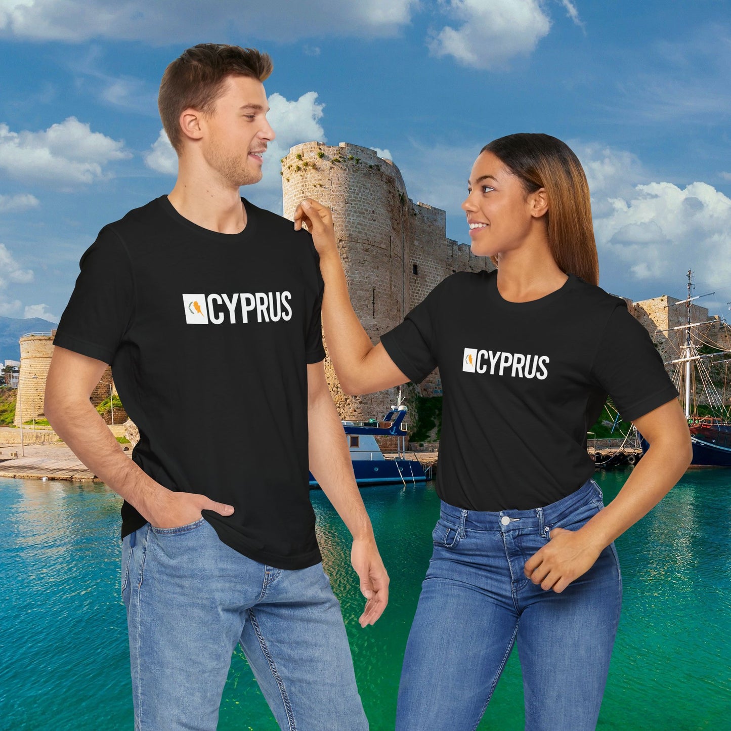 Cyprus Unisex Jersey Short Sleeve Tee