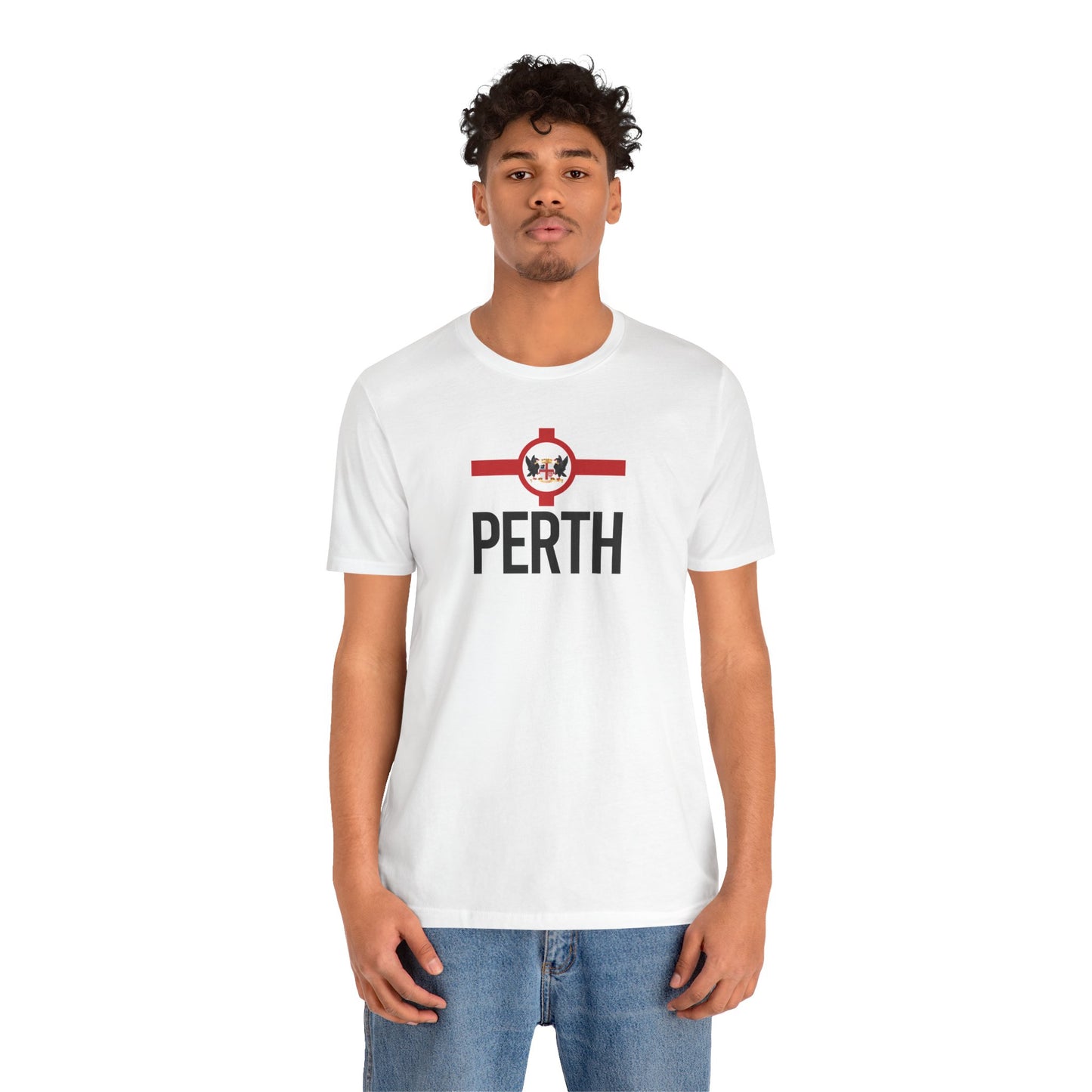 Perth City Flag T-Shirt - Unisex Jersey Short Sleeve Tee