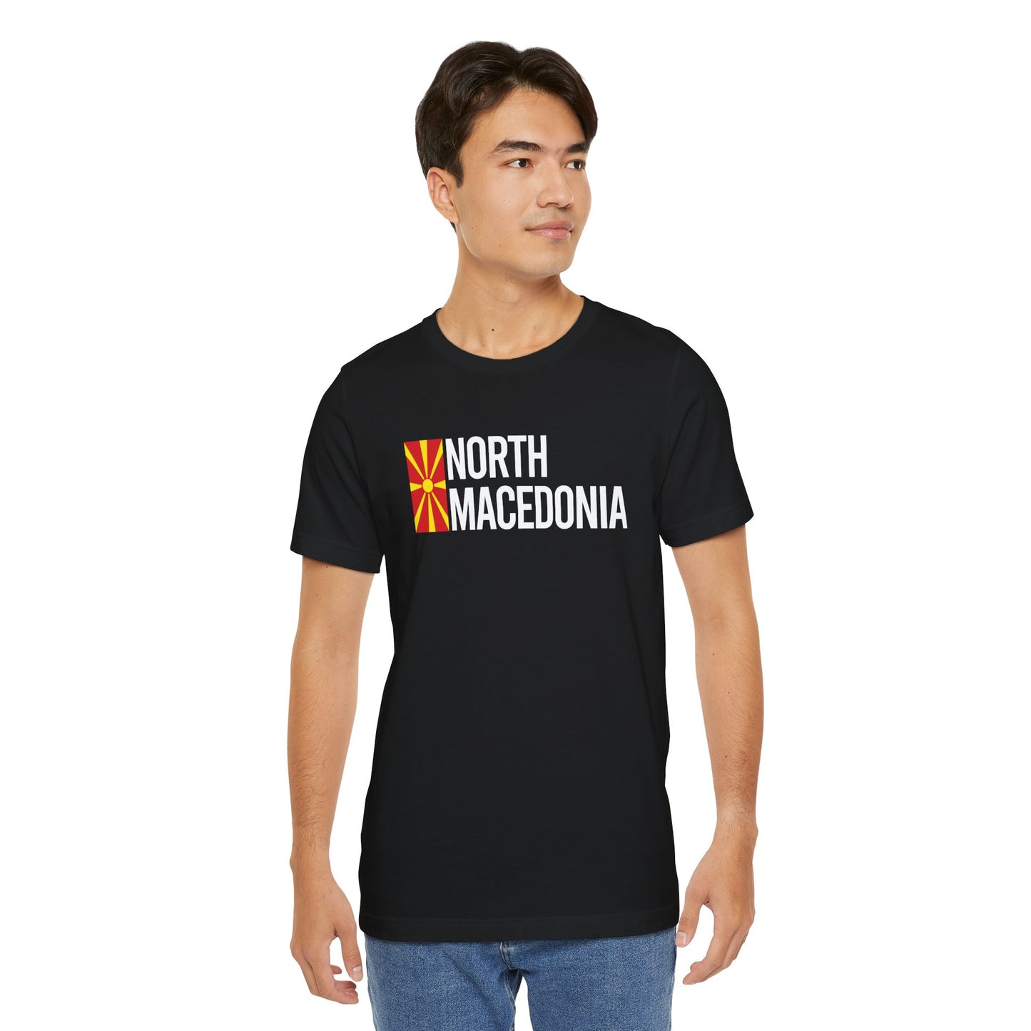 North Macedonia Country Flag Tee