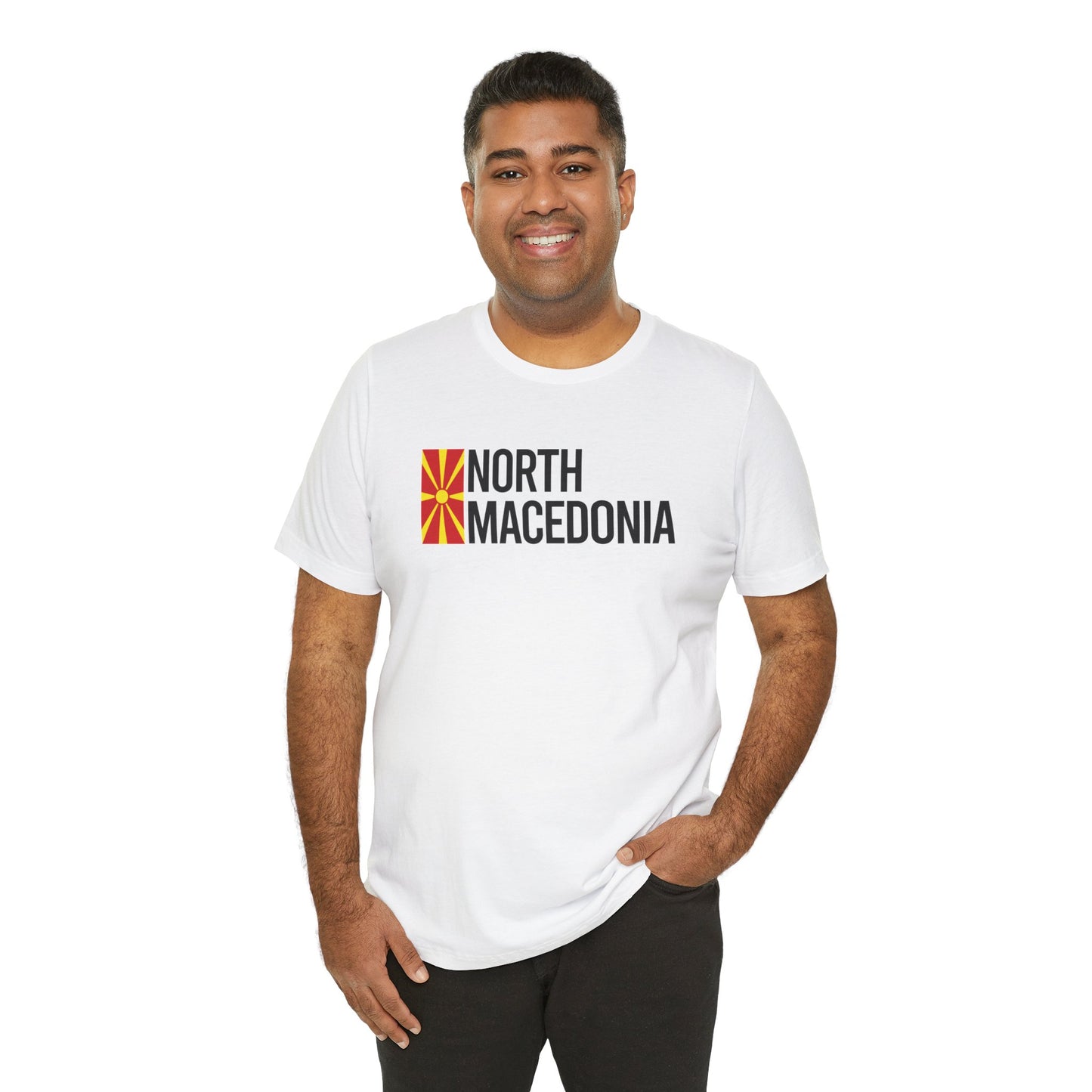 North Macedonia Country Flag Tee