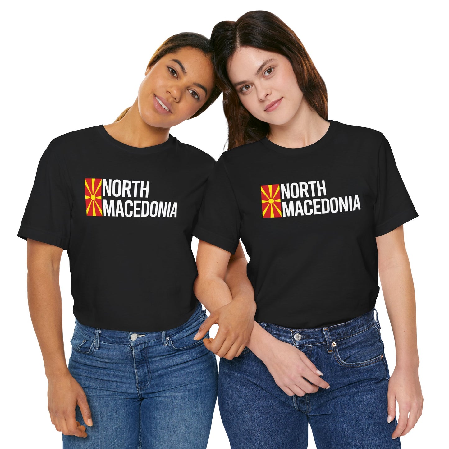 North Macedonia Country Flag Tee