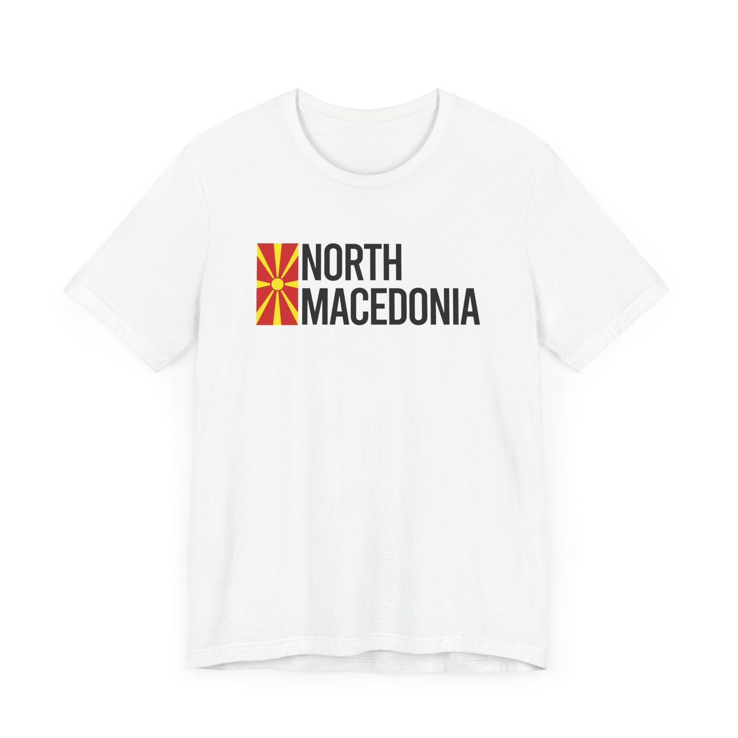 North Macedonia Country Flag Tee