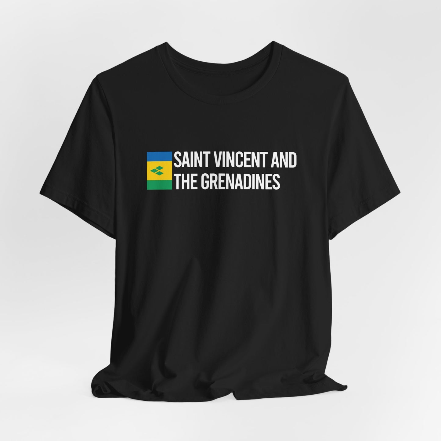 Saint Vincent and the Grenadines Minimalist Country Flag Tee