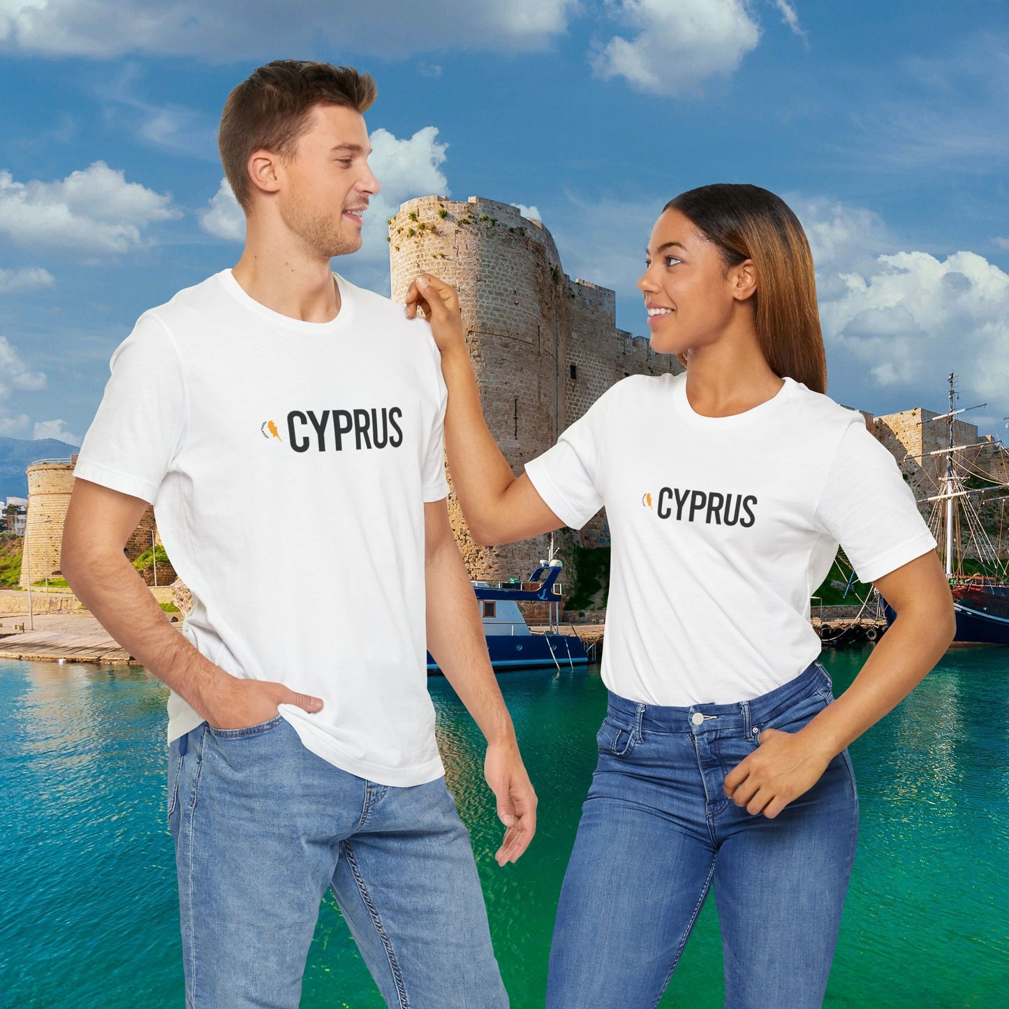 Cyprus Unisex Jersey Short Sleeve Tee