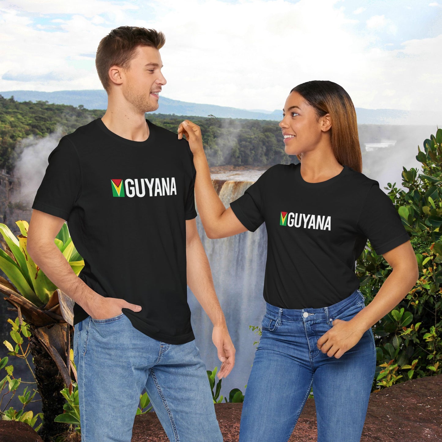 Guyana Unisex Jersey Short Sleeve Tee