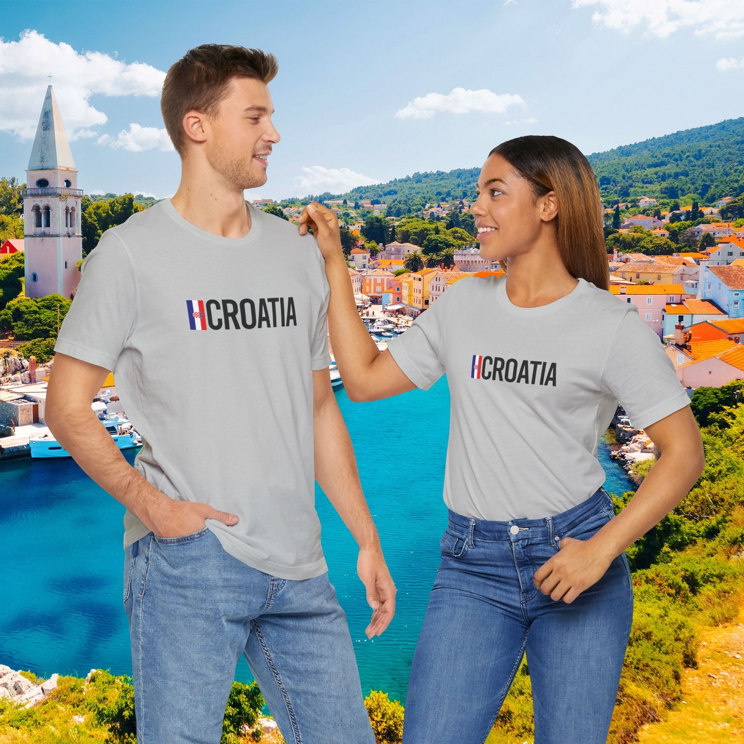 Croatia Unisex Jersey Short Sleeve Tee