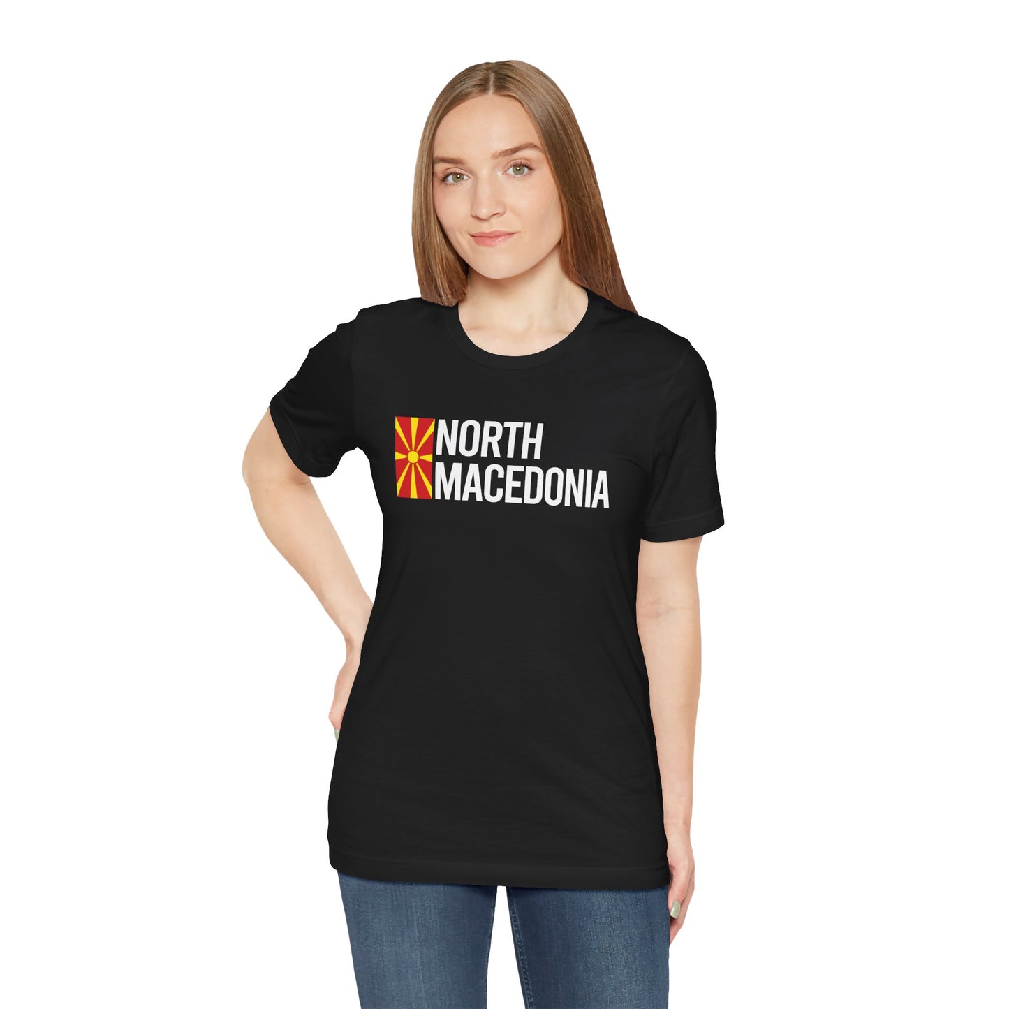 North Macedonia Country Flag Tee