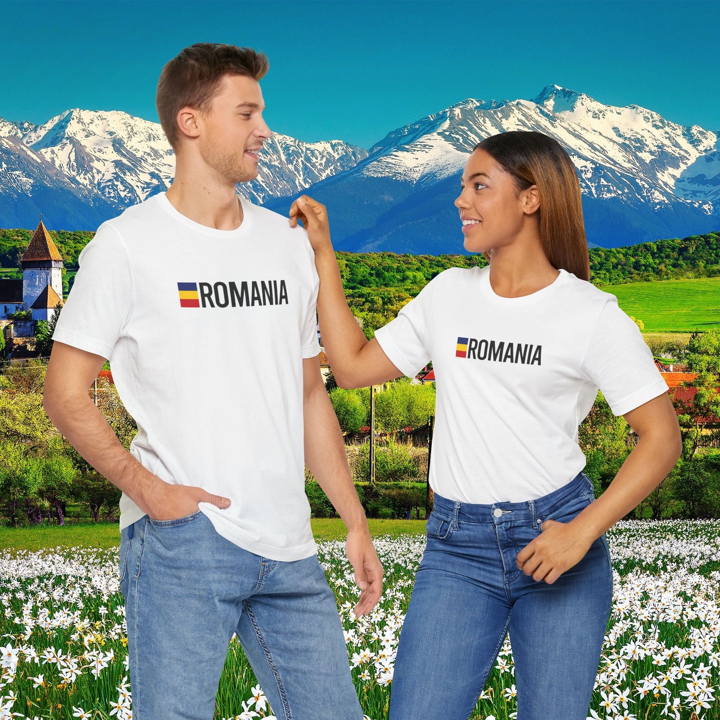 Romania Country Flag Tee