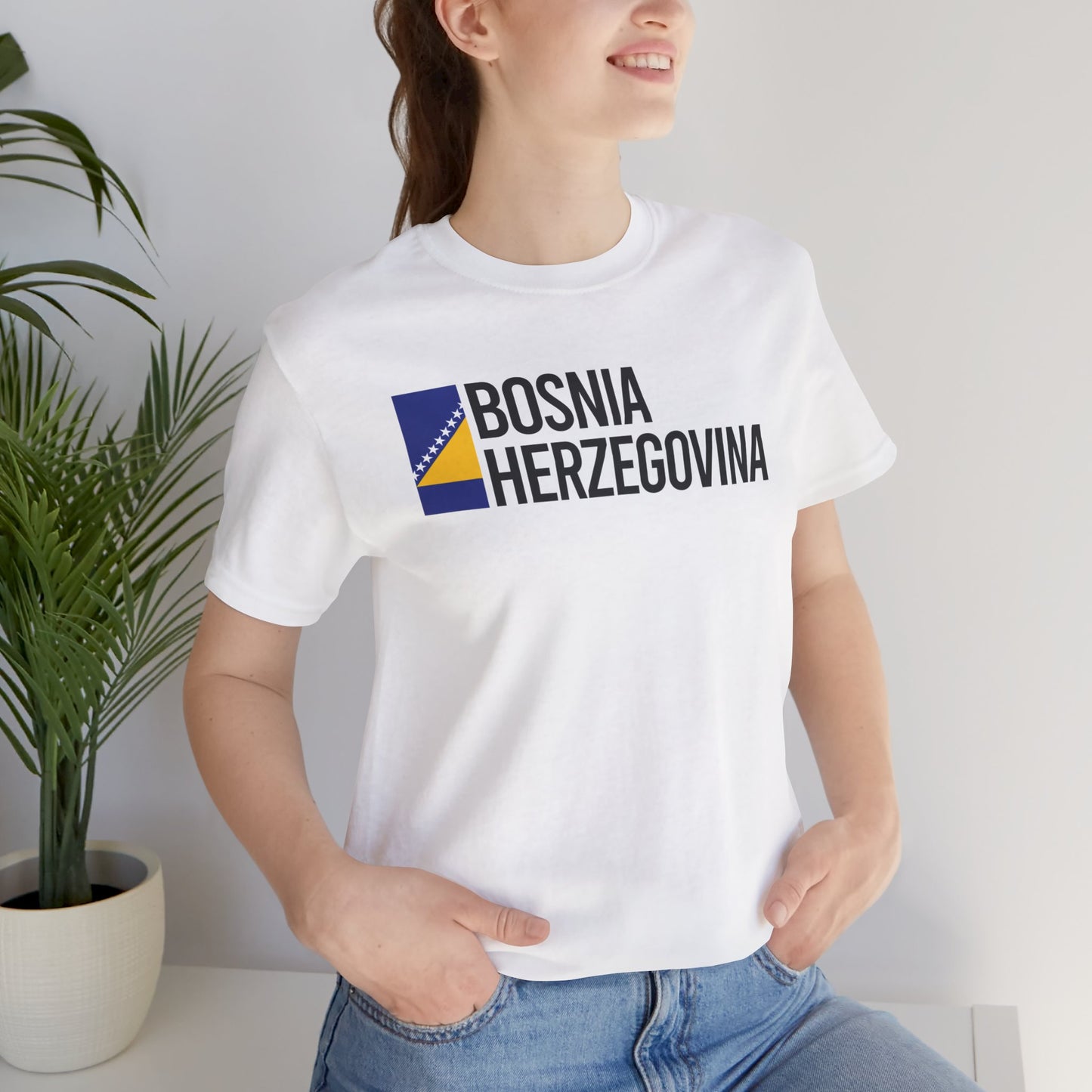 Bosnia Herzegovina Unisex Jersey Short Sleeve Tee