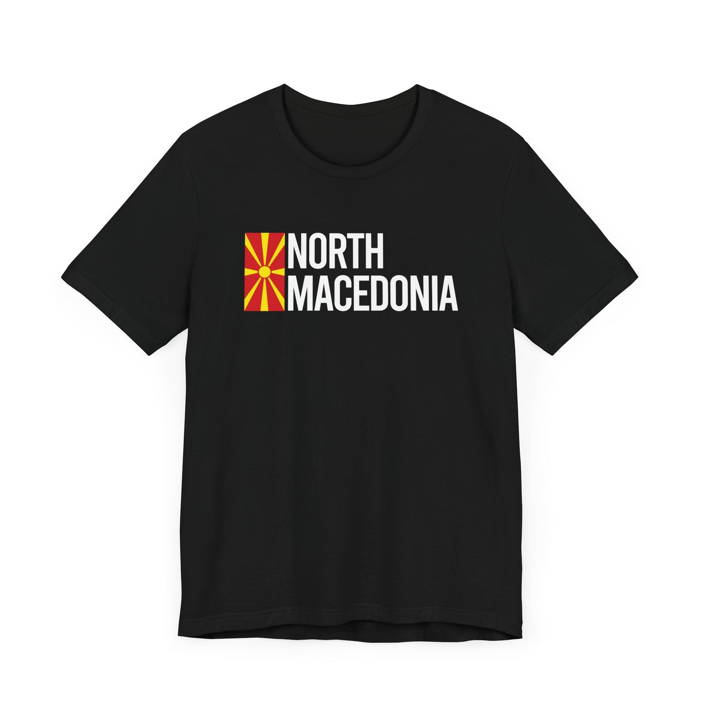 North Macedonia Country Flag Tee