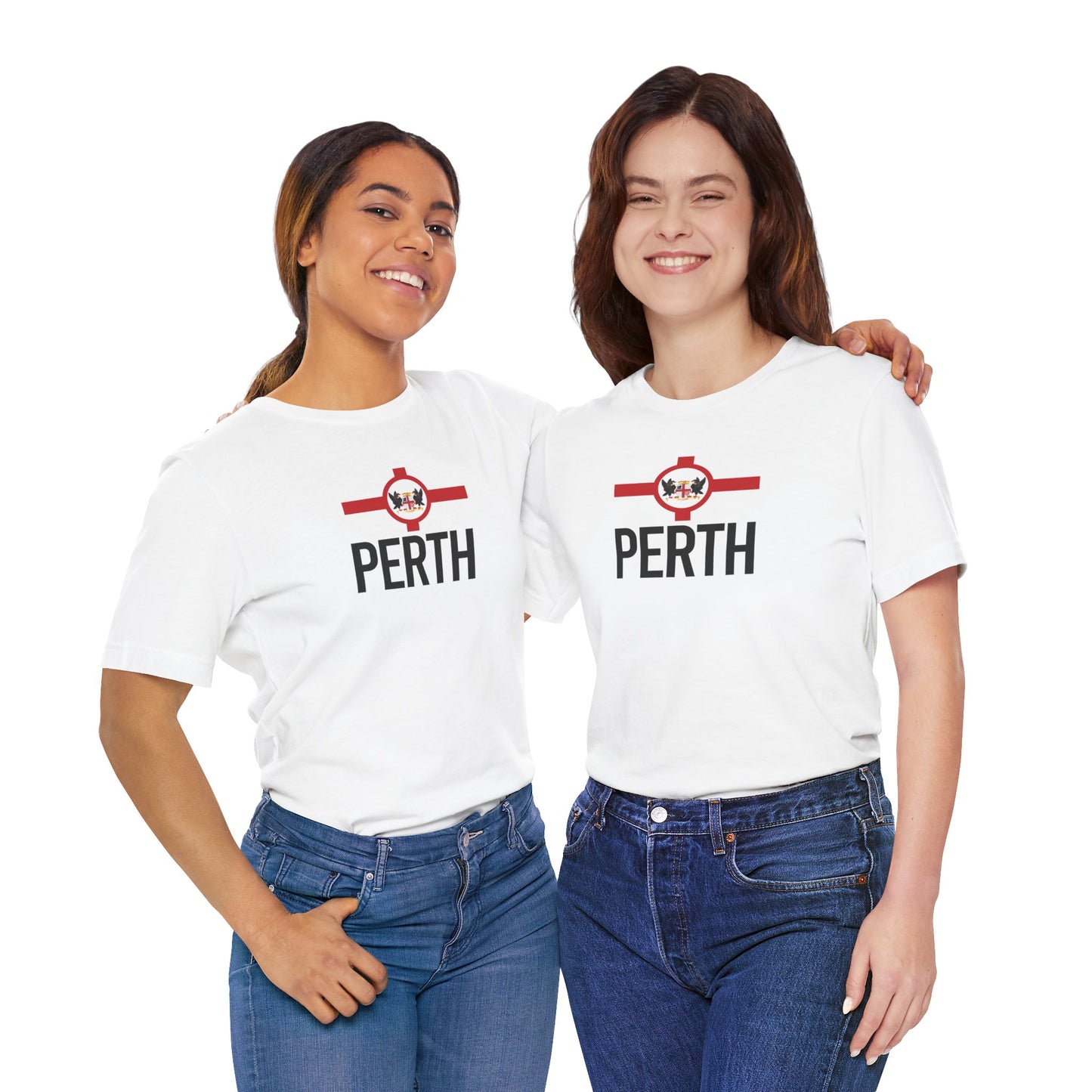 Perth City Flag T-Shirt - Unisex Jersey Short Sleeve Tee