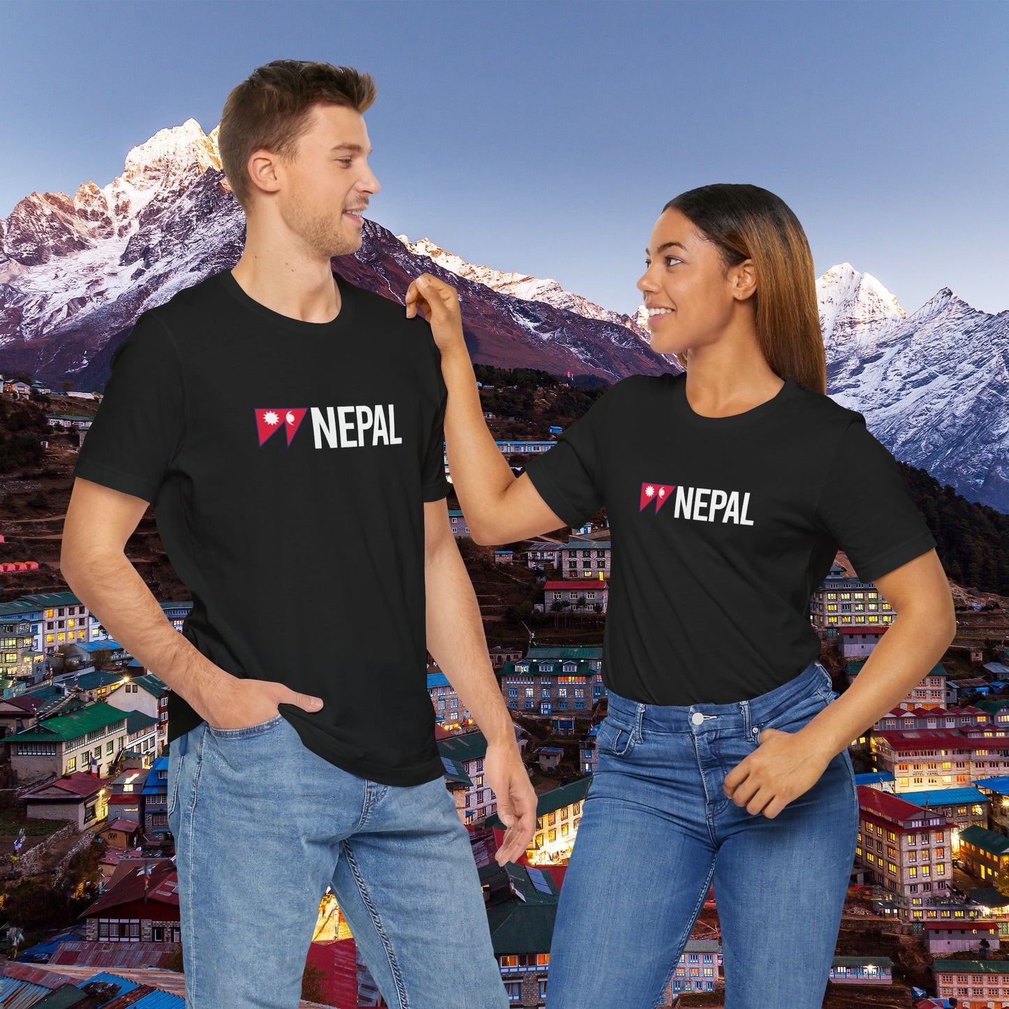 Nepal Country Flag Tee