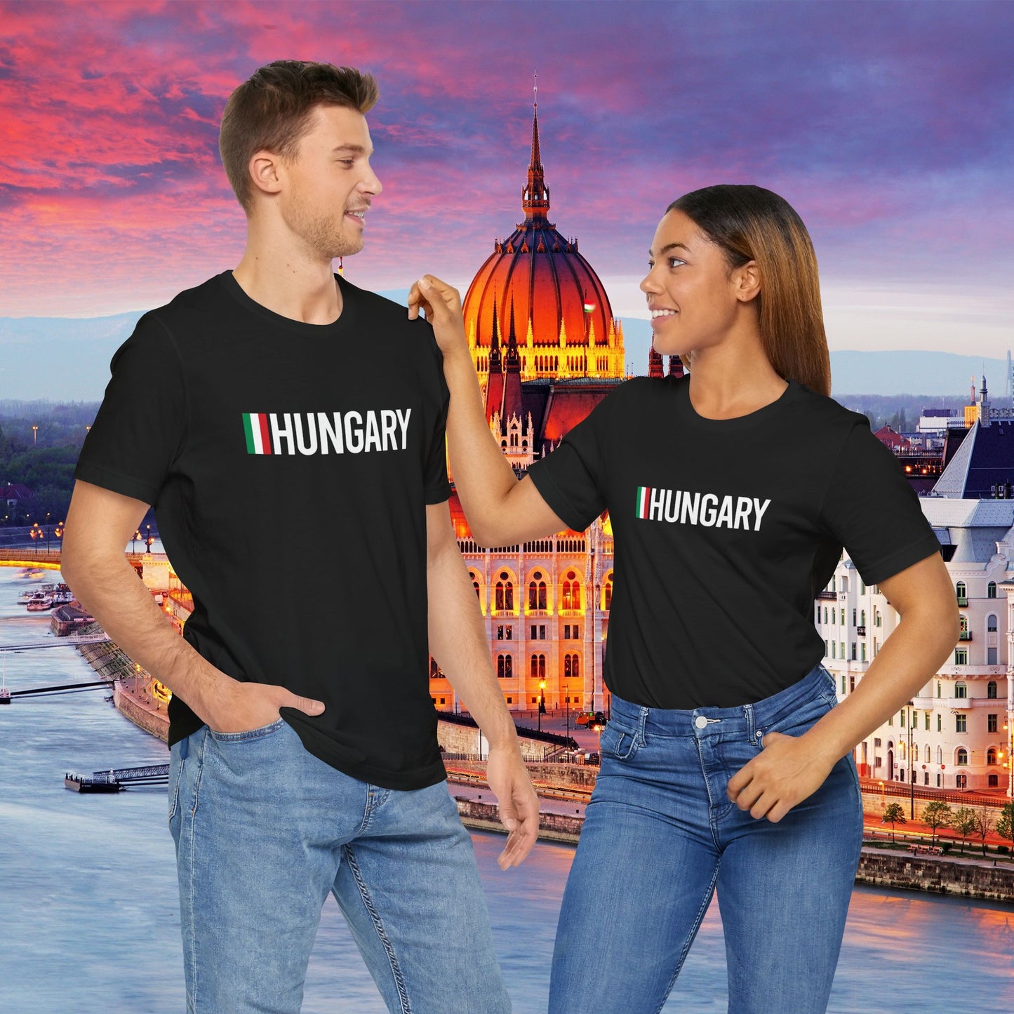 Hungary Unisex Jersey Short Sleeve Tee