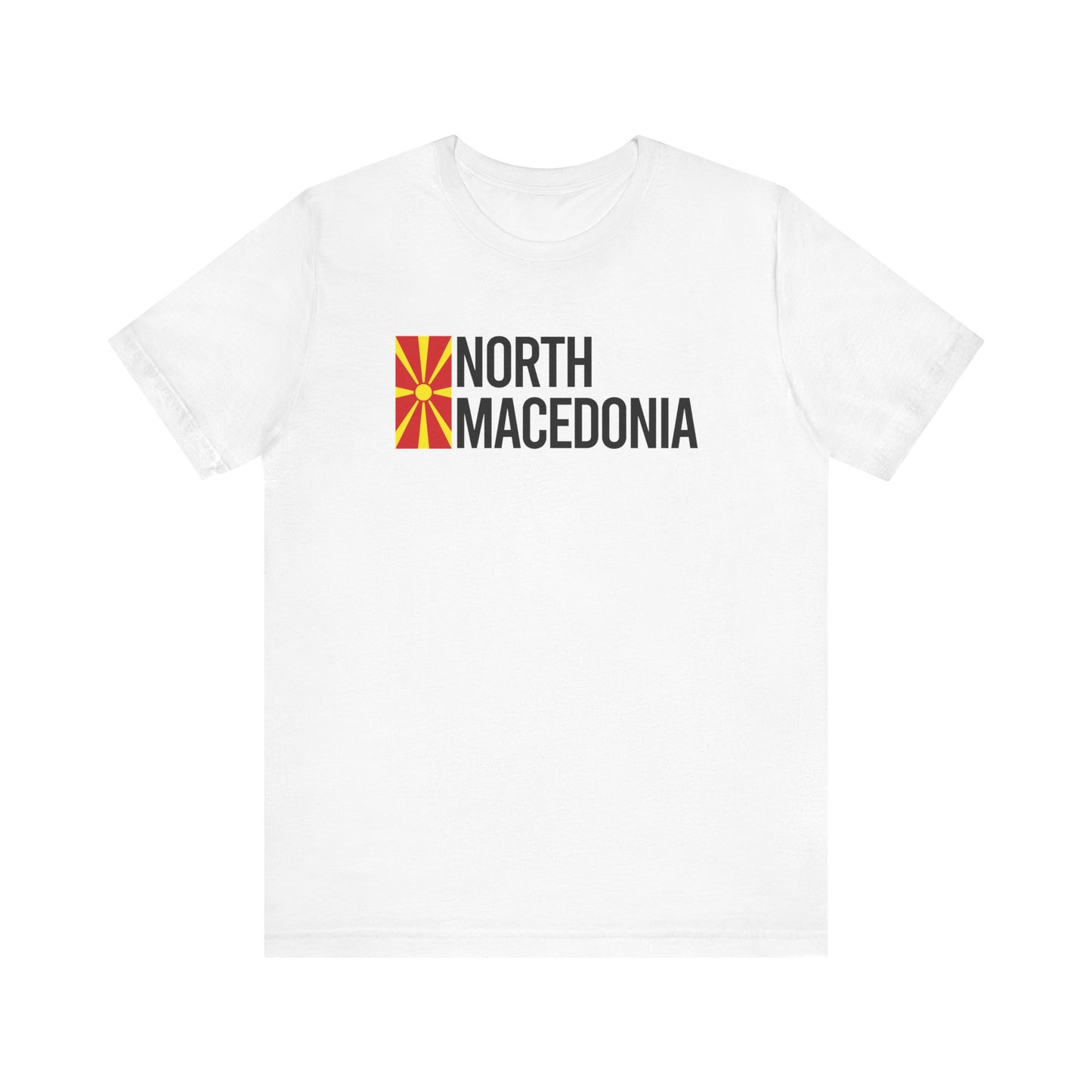 North Macedonia Country Flag Tee