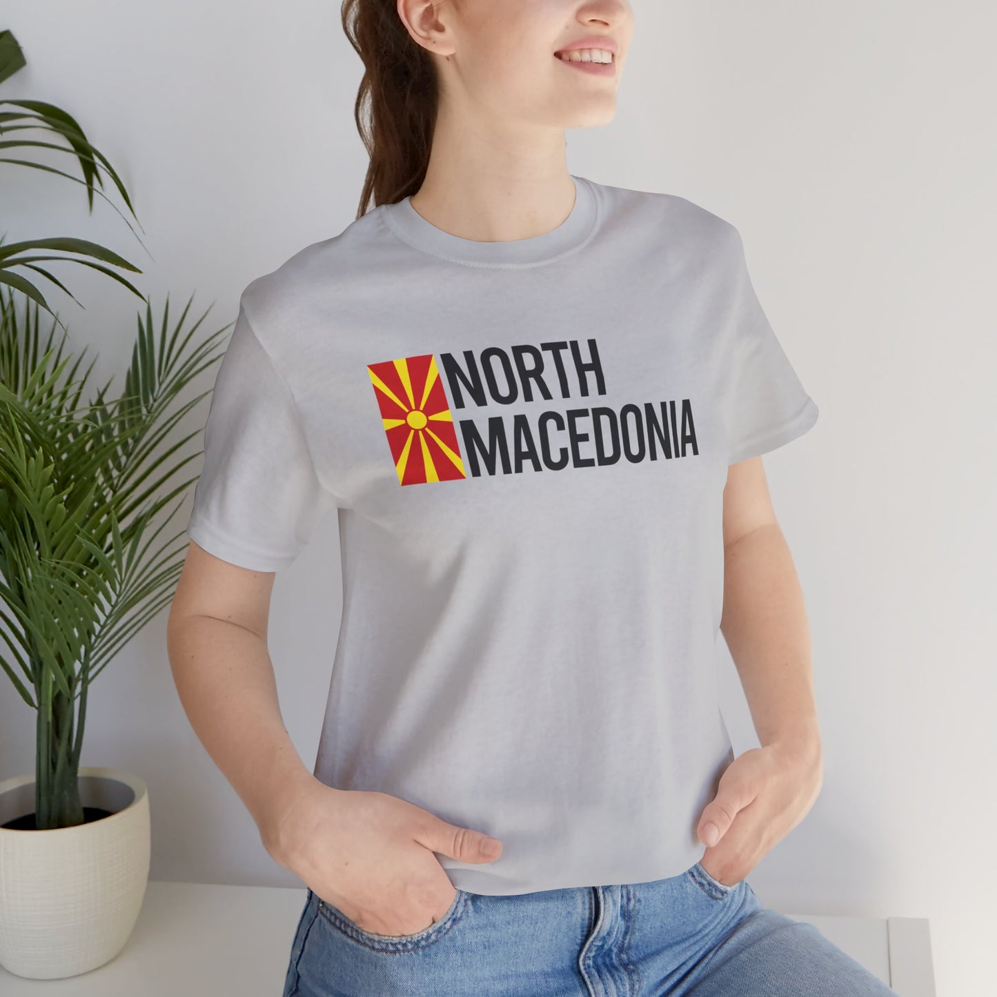 North Macedonia Country Flag Tee