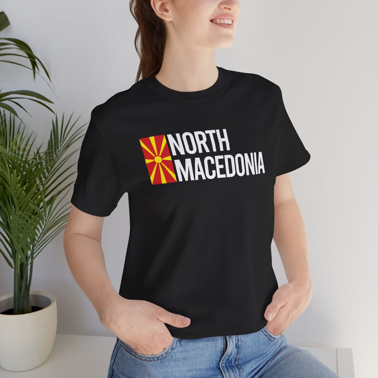 North Macedonia Country Flag Tee