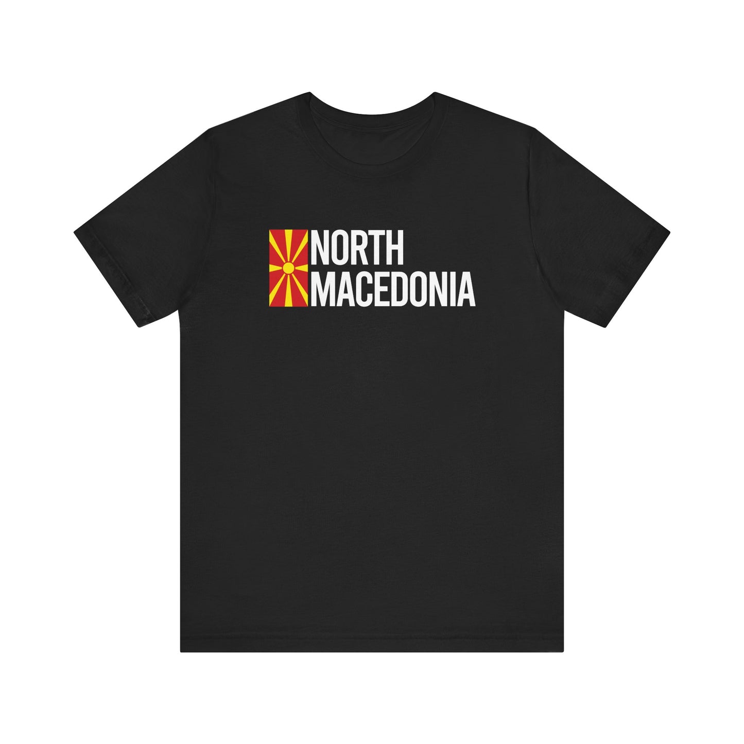 North Macedonia Country Flag Tee