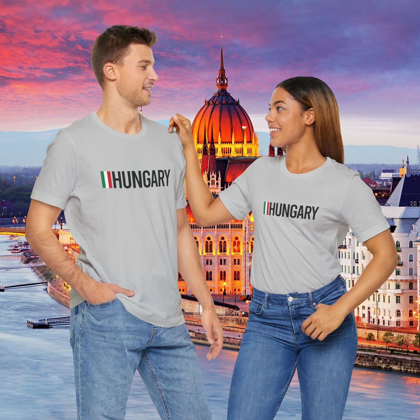 Hungary Unisex Jersey Short Sleeve Tee