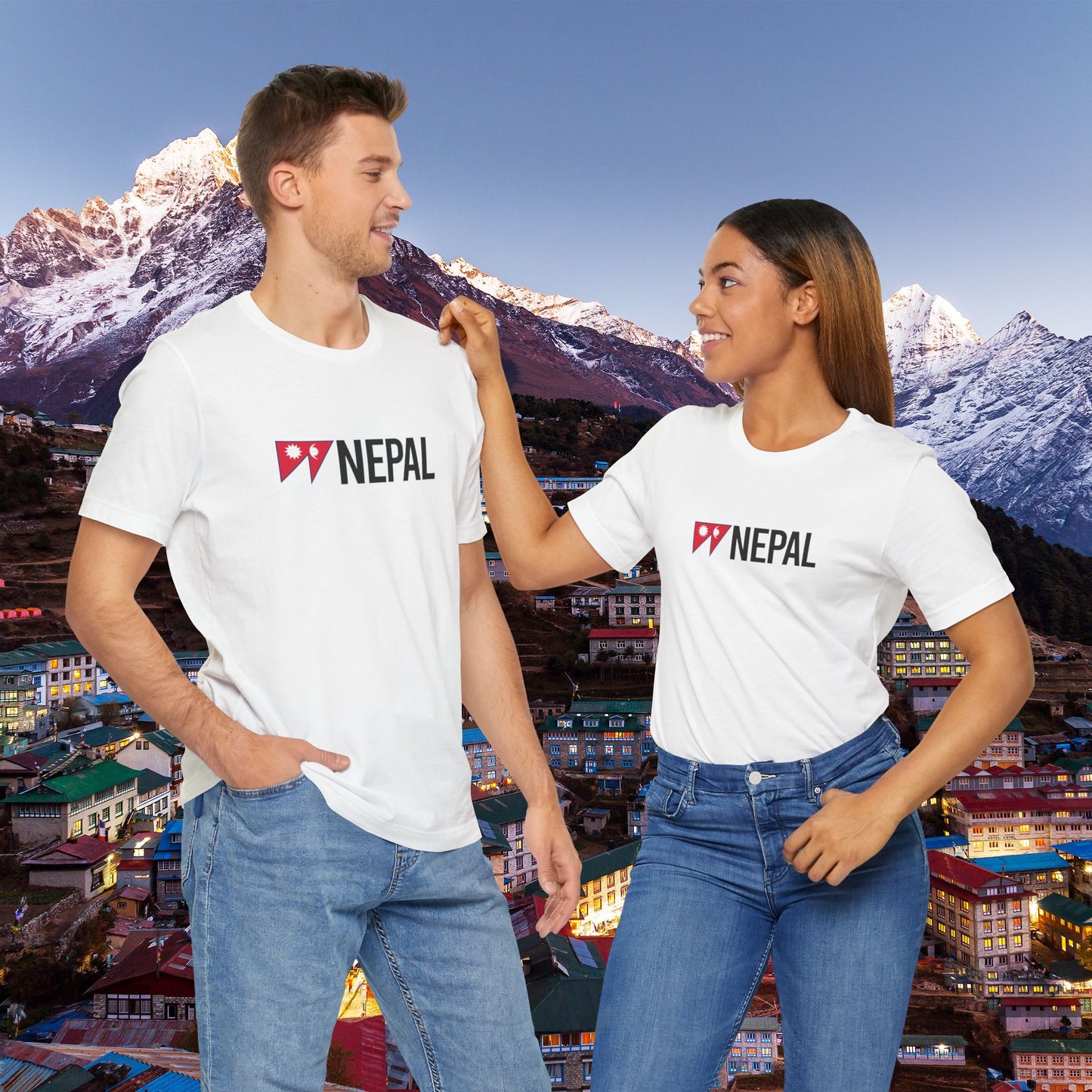 Nepal Country Flag Tee