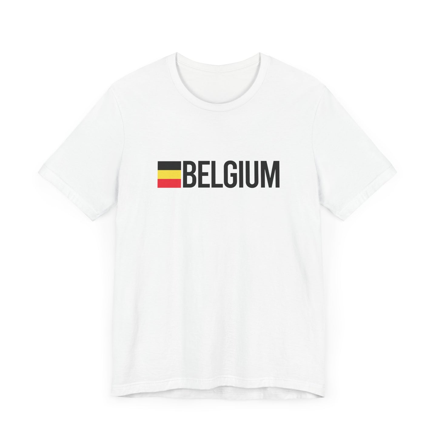 Belgium Unisex Jersey Short Sleeve Tee