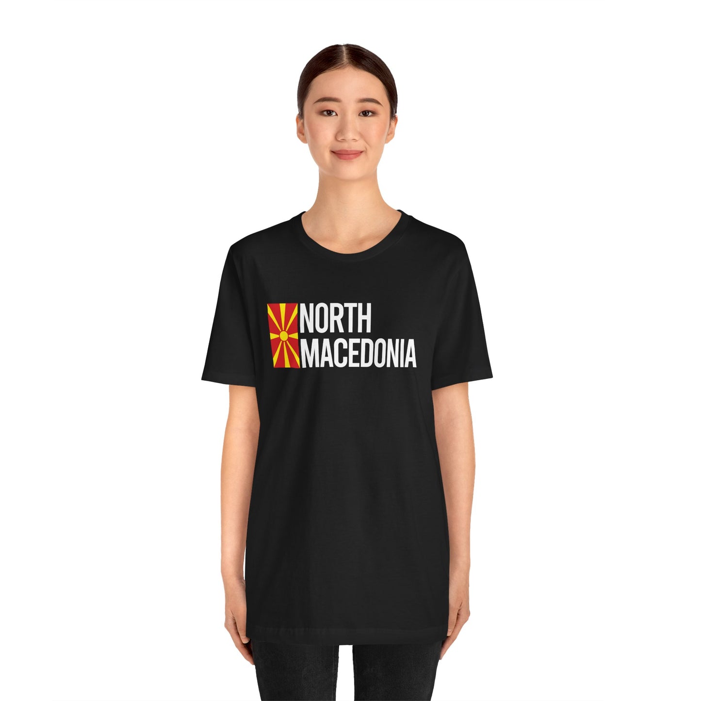 North Macedonia Country Flag Tee