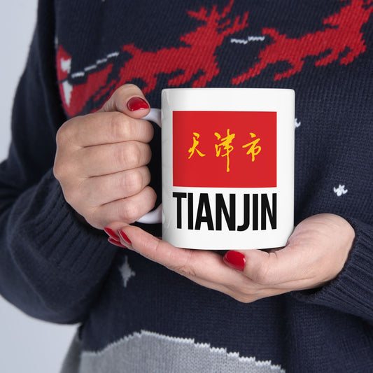 Tianjin City Flag Ceramic Mug