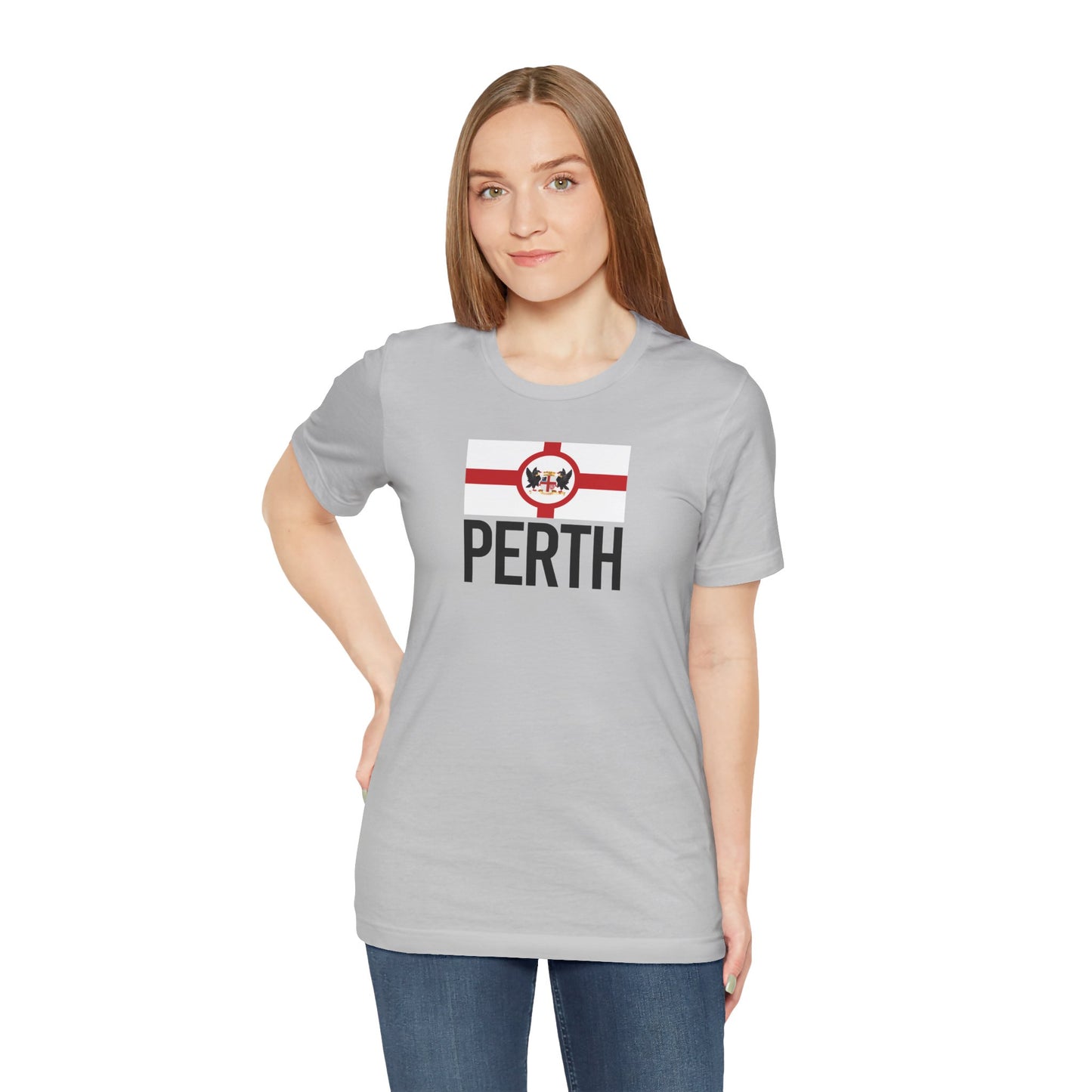 Perth City Flag T-Shirt - Unisex Jersey Short Sleeve Tee