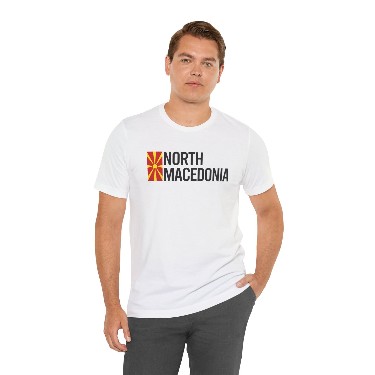 North Macedonia Country Flag Tee