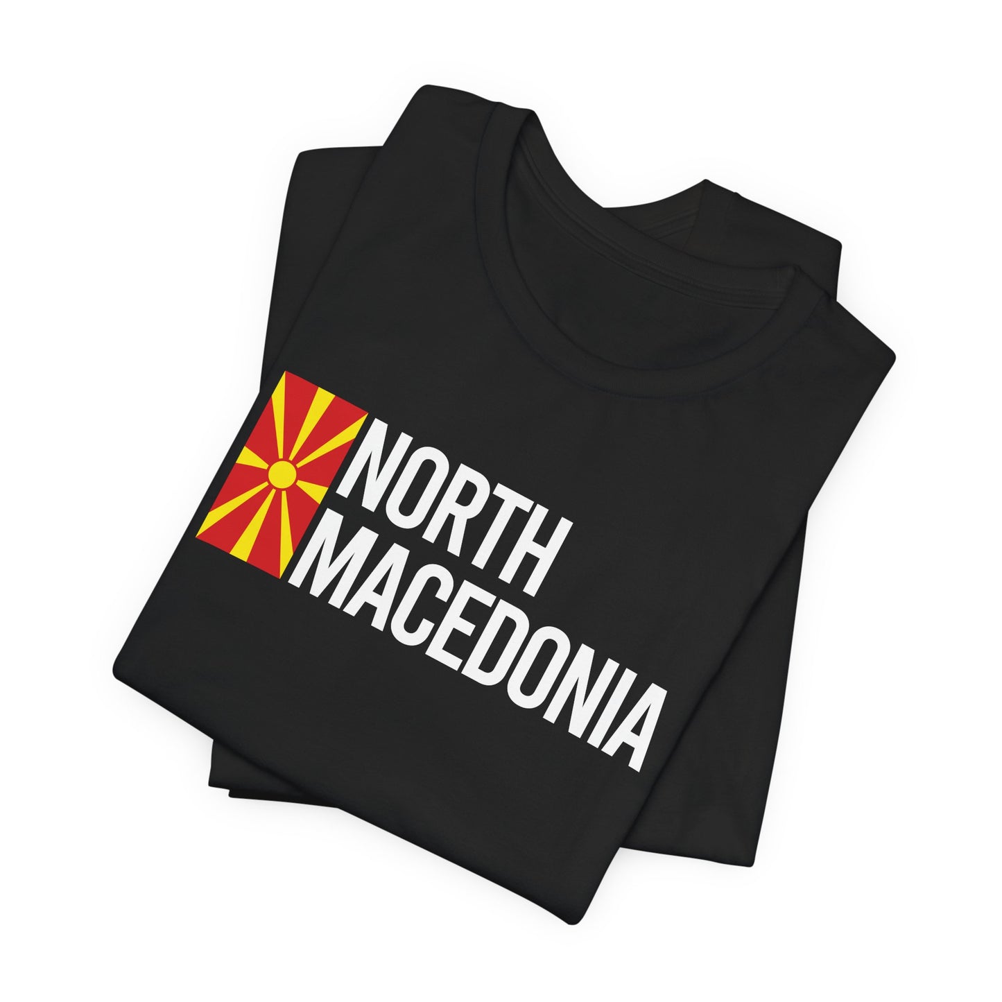 North Macedonia Country Flag Tee